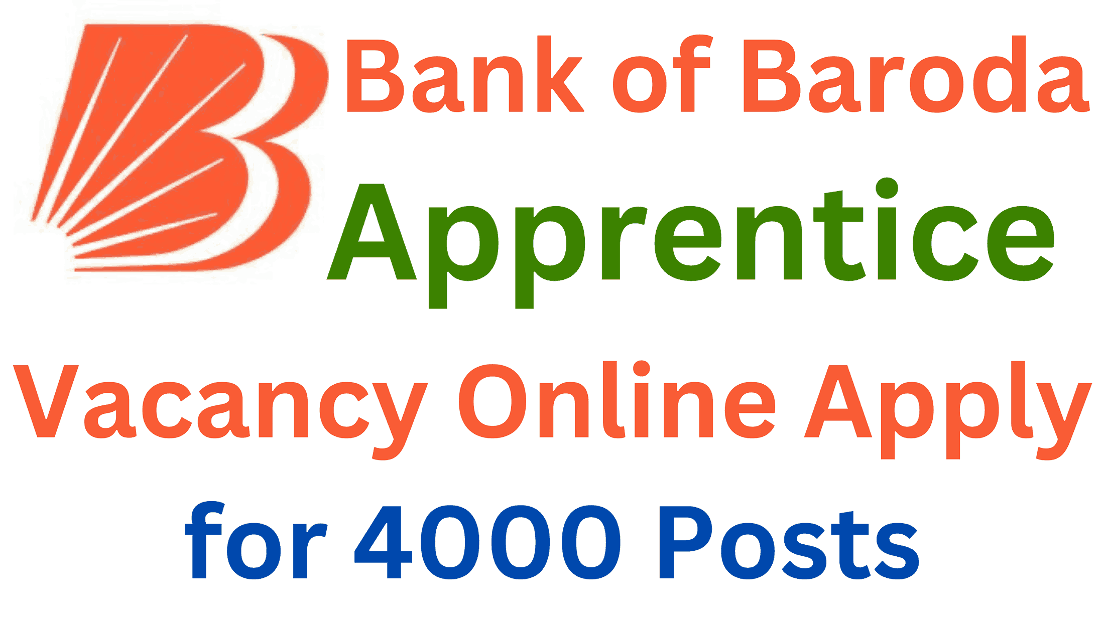 Bank of Baroda Apprentice Vacancy 2025 Online Apply for 4000 Posts, Check Full Details Here