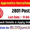 RRC SCR Apprentice Recruitment 2026: Apply Started For 2801 Post